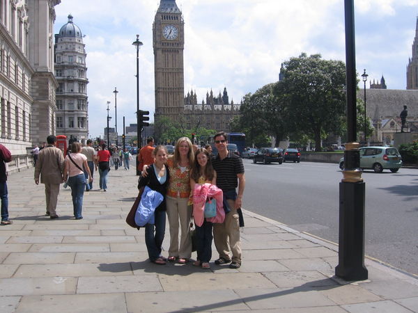 us in front of Big Ben