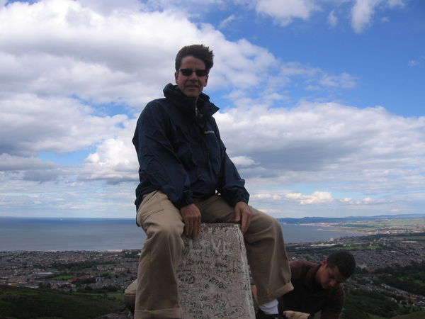my dad at the highest point