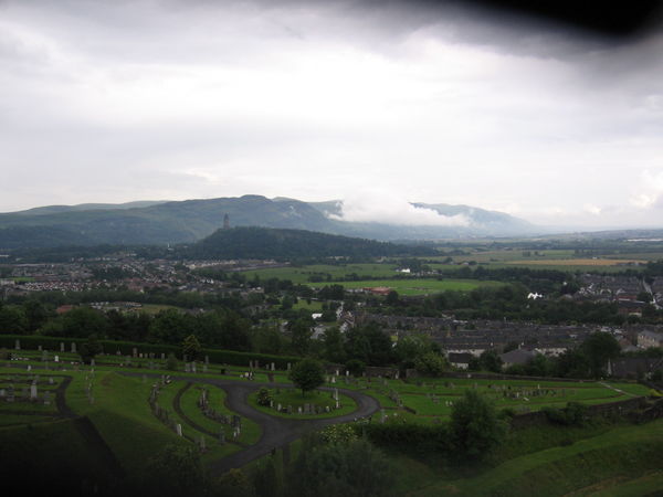 from the top of Stirling Castle
