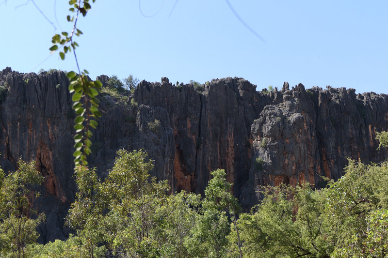 Limestone cliffs