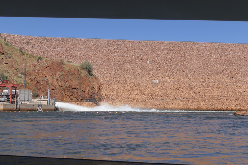 Water Outlet From Lake Argyle 