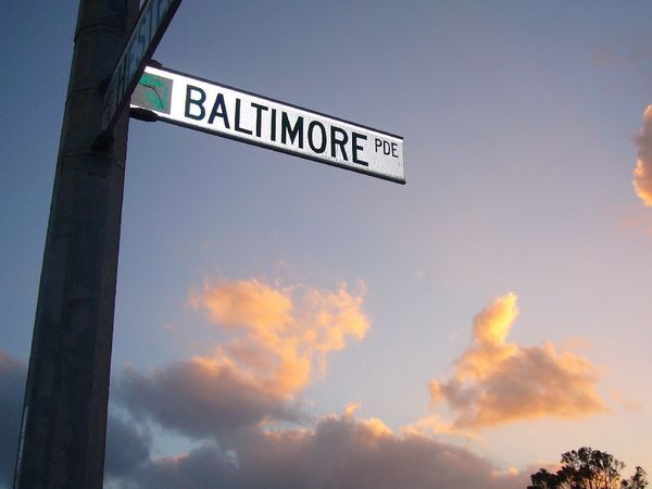 Baltimore Street Sign