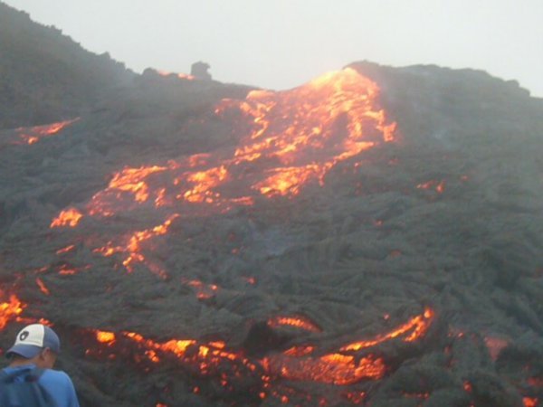 Wow! Watching the lava bubble up 