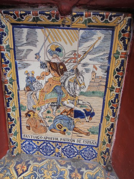 Ceramic tiles of Spanish Conquest
