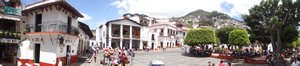Panarama of Zocalo- the city central plaza