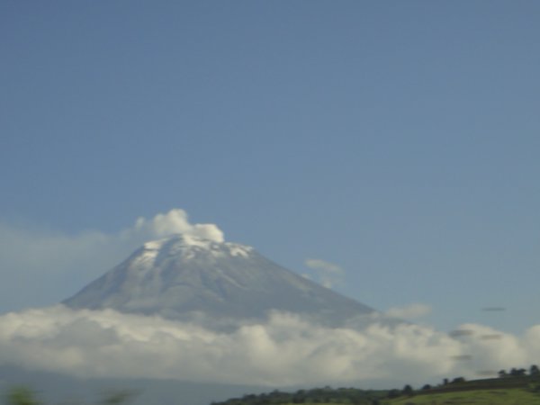 Volcano on way to Puebla