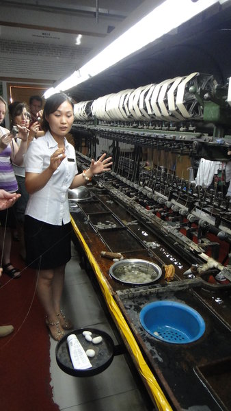 silk thread machine