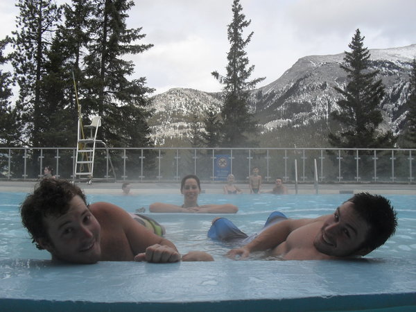 Mitch Tyson & Carissa @ Banff Hot Springs