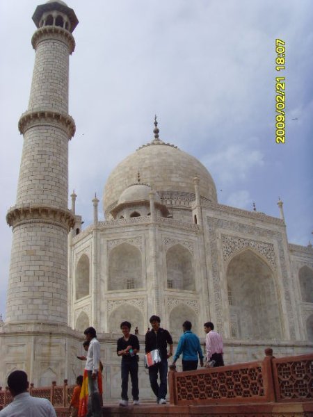 Side view of the Taj