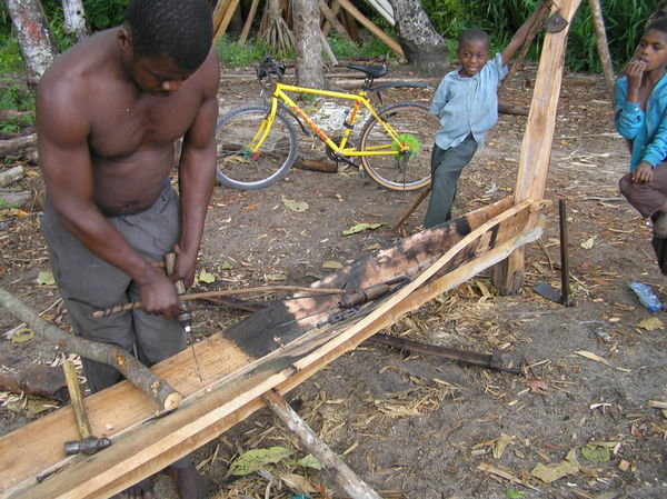 Boat building local style