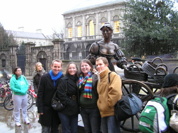 The Africa tour crew with Molly Malone!
