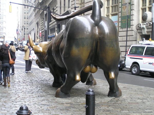 The famous wall street bull