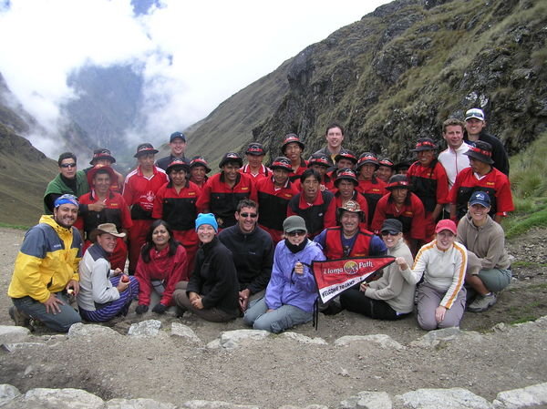 The whole team at Dead Woman's Pass