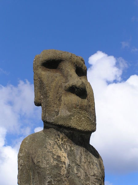 A majestic moai