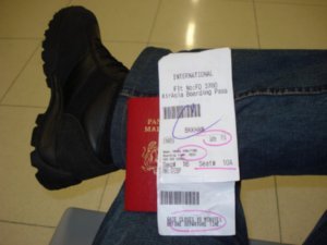 HAN2: FD3700 boarding pass to Hanoi