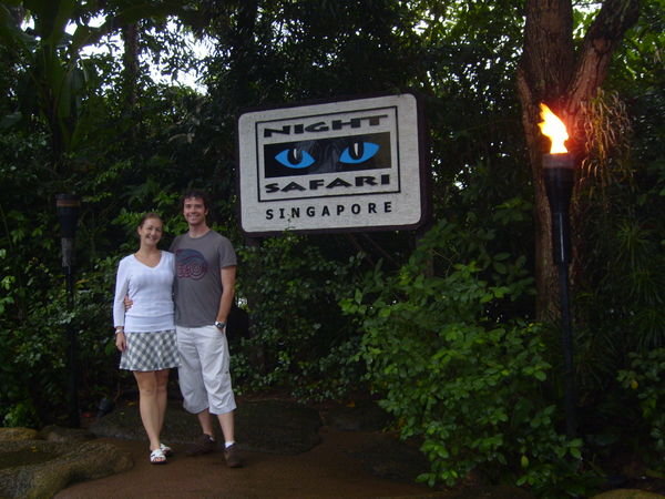 A shot of us arriving at the Singapore Night Safari...
