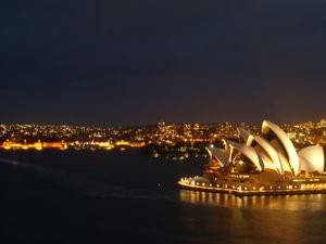 The Sydney Opera House at night!