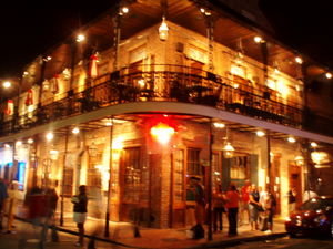 Street Corner - New Orleans at Night