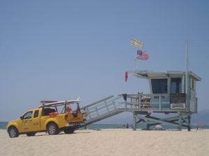Beach Tower & Pick Up, Venice Beach, Los Angeles