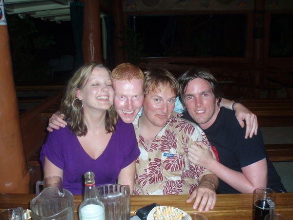 Vicki (England), Me, Stefan (Germany) and Eoin (Ireland)