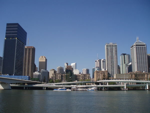 Brisbane Skyline from Southbank