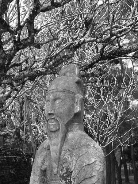 Statue at Khai Dinh's Tomb - Near Hue