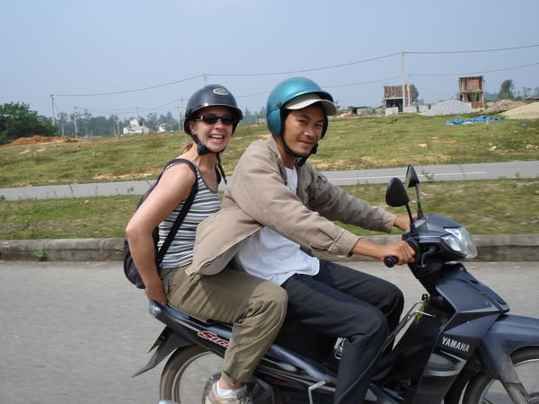 Tanja Rides With Cool Dude Moto Driver
