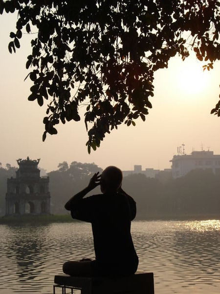 Early Morning Meditation Over Hoan Kiem Lake - Hanoi, Vietnam