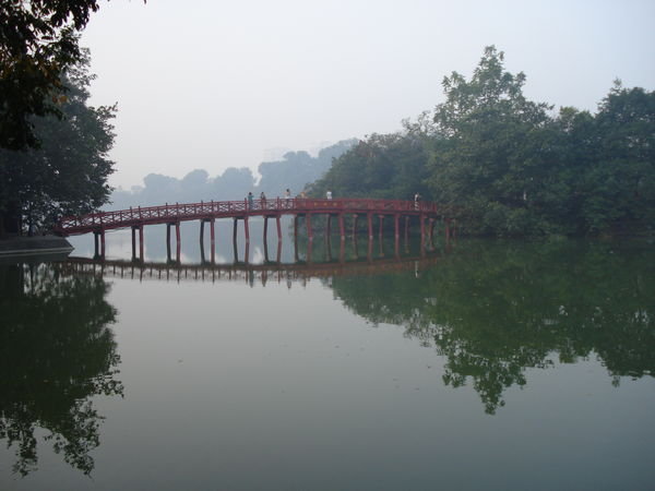 Bridge Over Hoan Kiem Lake