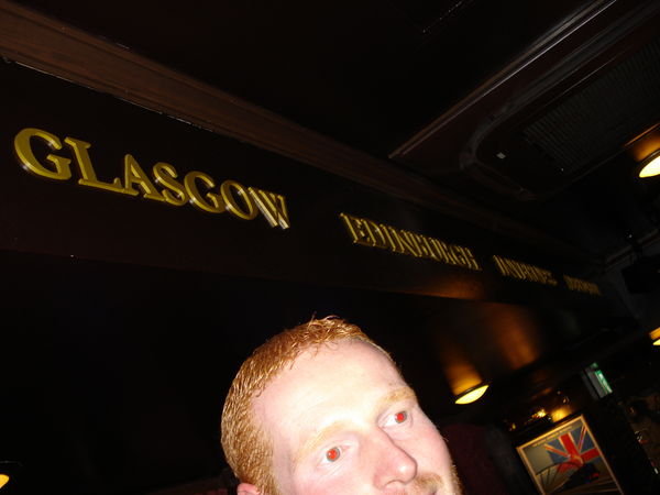 Scottish Dude In a Scottish (Japanese) Pub