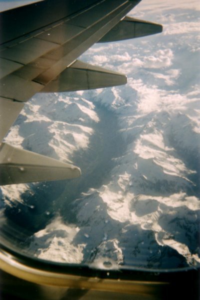 Coming In Over the Italian Alps