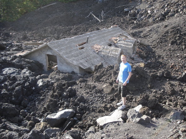 A Burried House From the Last Eruption