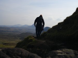 Coming back down The Quiraing