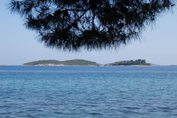 Looking out from Croatian mainland