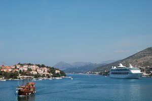 Departing Dubrovnik for Korcula