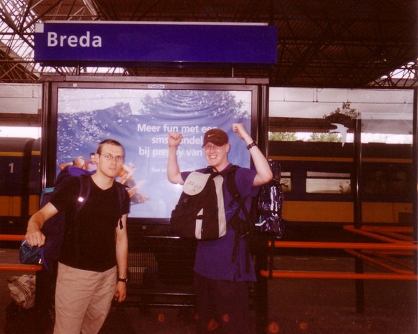 Arriving at Breda Station