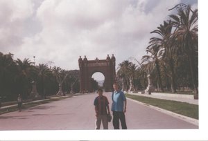 Trung and I in Barca