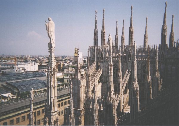 Top of Milan Duomo