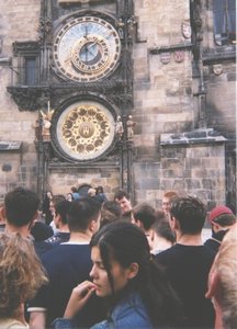 With the Tourist Throngs in Prague
