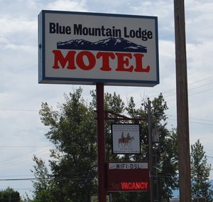 Our Motel for the Night in Oregon