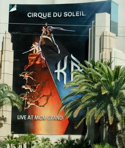 Went to see Cirque du Soleil Ka at the MGM Grand. Totally amazing.