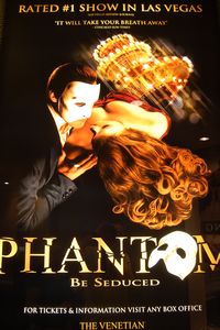 Went to see The Phantom of the Opera at the Venetian