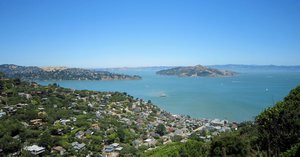Looking down over Sausalito