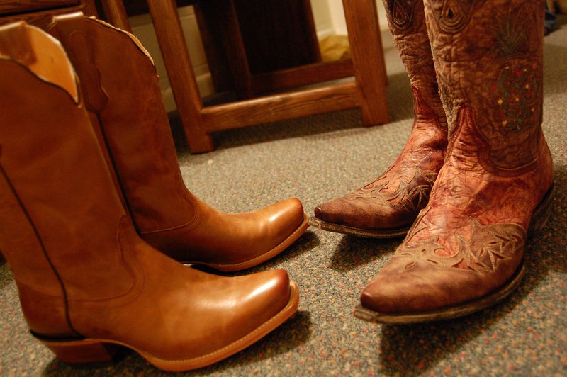Our cowboy boots momento from the Wild West!