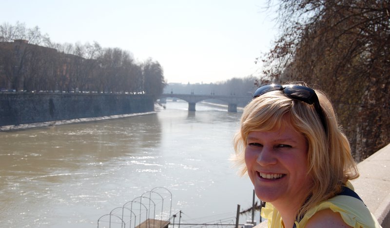 Britta by the Tiber