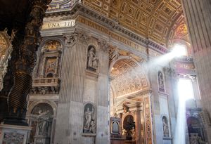 Light Floods into St Peters, Vatican City