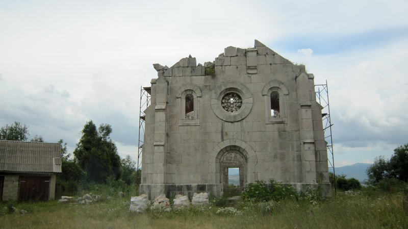 Shelled Out Church Remnant From the Croatian War