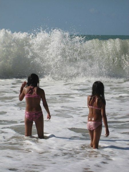 Seje piger i store bølger
