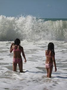 Seje piger i store bølger