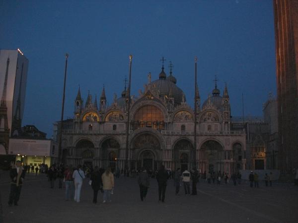 St. Mark's Basilica at Night